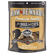 Northwest Naturals Freeze-Dried Raw Rewards Turkey Necks